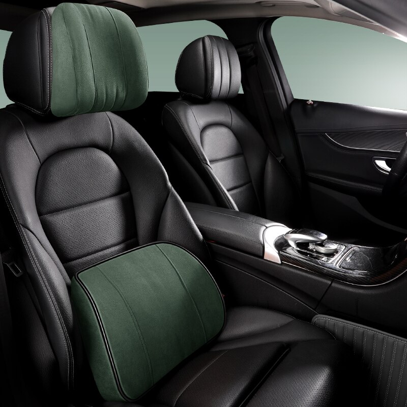 Maybach – appui-tête de voiture Ultra doux et naturel, de classe S, housse de tête, coussin de siège, Support lombaire, oreiller de taille