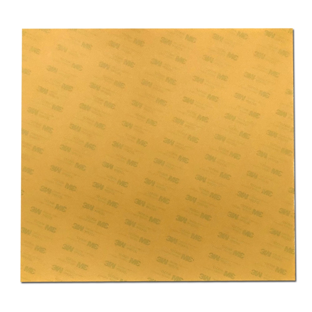FLEXBED 0.2mm PEI Polyethermide Sheet With 3M 468MP Adhesive Backing,Square 165/203/220/235/305/406mm
