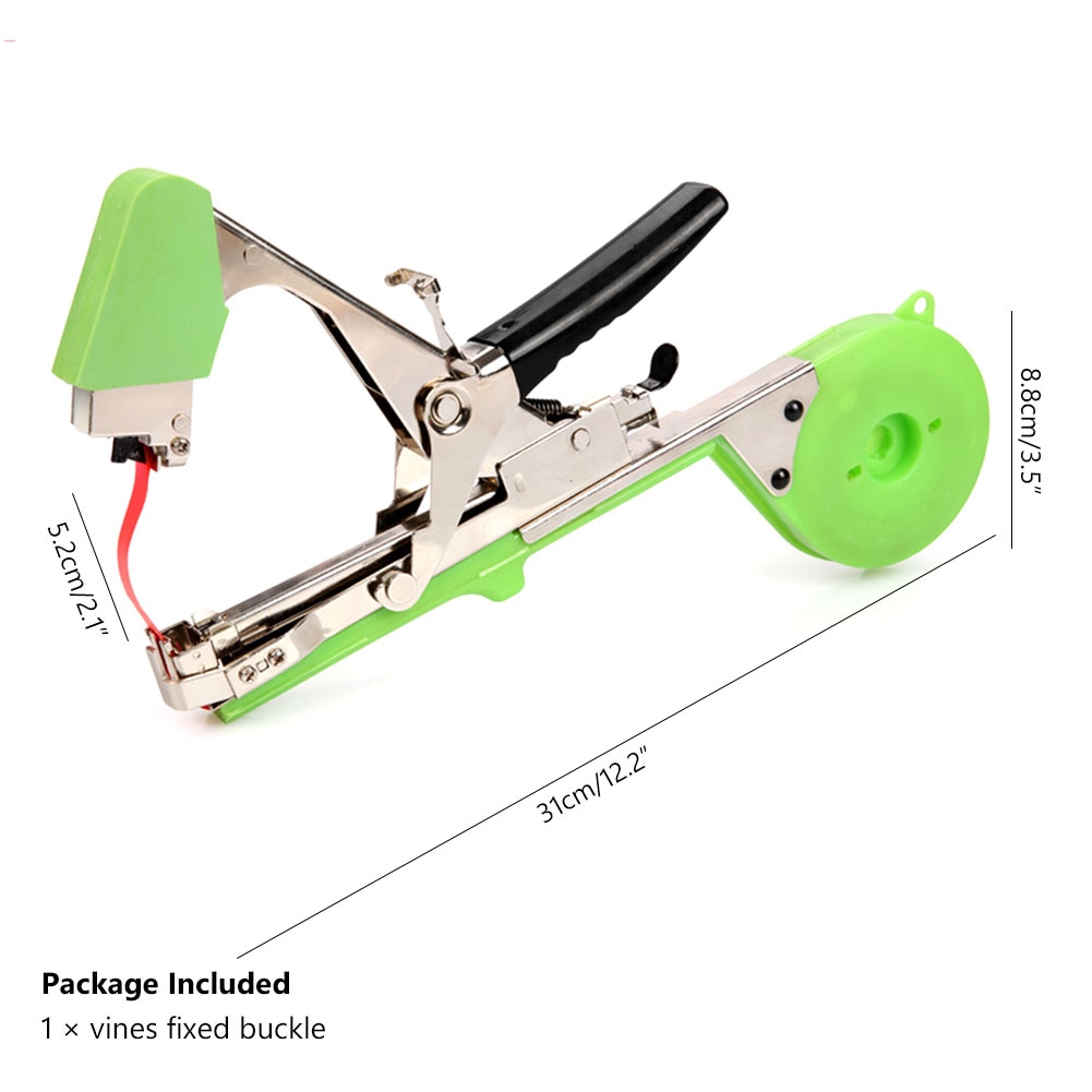 estilo planta rama mano atando grapas + Tapener + cintas máquina de encuadernación flor fruta vegetal tomate uva jardín herramientas 1 Juego