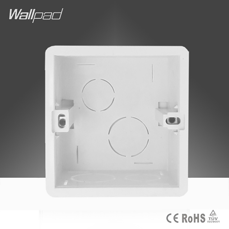 Montage Voering Box Voor 86*86Mm Wall Switch En Socket Wallpad Cassette Universele Witte Muur Terug Junction Box