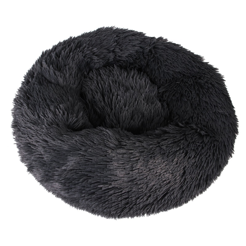 Nid d'animaux Macarons chat profond sommeil | Forme ronde, animal en peluche, nid de chat, chaton d'hiver, chiot , pour la maison, fournitures de lit, directe: Default Title