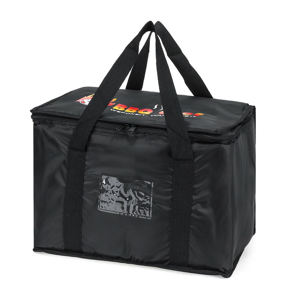 Bolsa de aislamiento térmico portátil para comida, nevera portátil plegable para llevar Pizza, resistente al agua, para comestibles, Picnic, gran restaurante