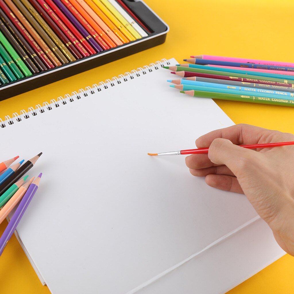 36/72/120 Watercolor Pencils Drawing Pen Art Set Children Kids Painting Sketching Water Color Pencils Kit Drawing Sketching Ne