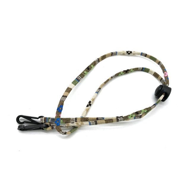 Cordón ajustable para mascarilla facial, soporte cómodo, antipérdida, para colgar en el cuello: Green