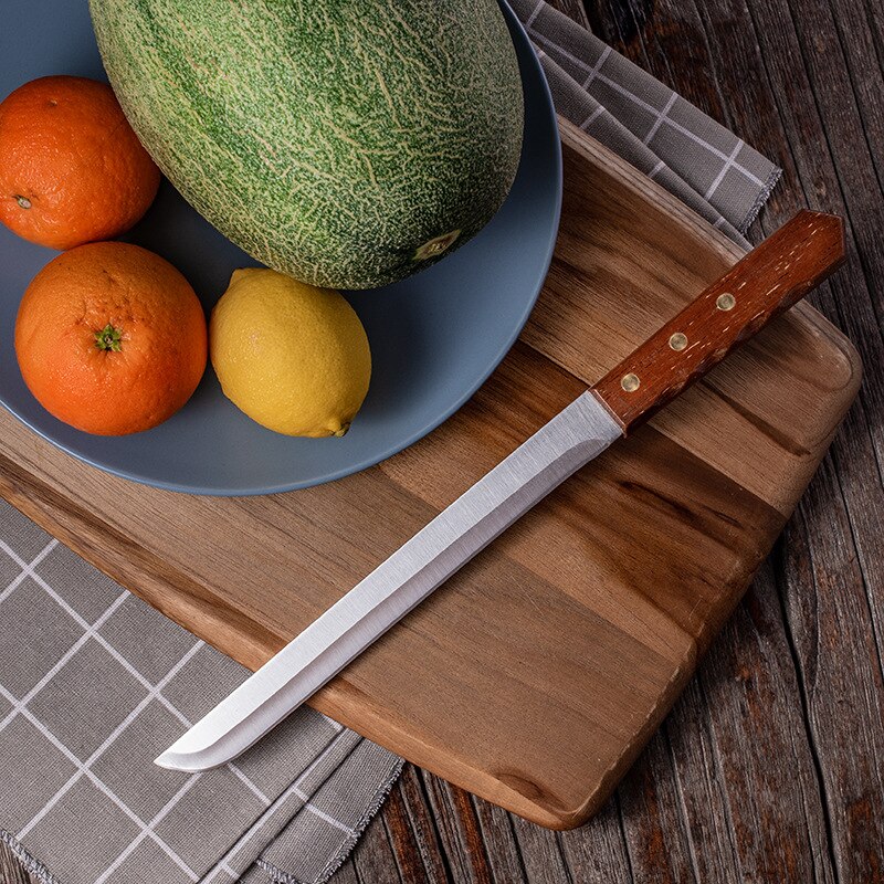 8.5 Inches Bread Knives Slice Cake Fruit Cutter Watermelon Stainless Steel Kitchen Cook Knife