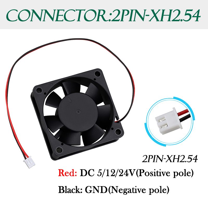 DC 12V 24V 6CM 60x60x20 6020 Brushless silent chassis cooling fan