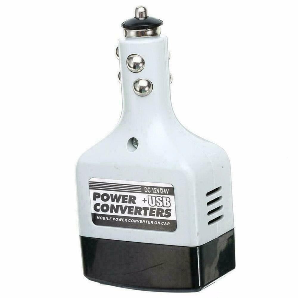 12V/24V Car Mobile Power Inverter Adapter Auto Car Power Converter Charger Used for All Mobile Phone