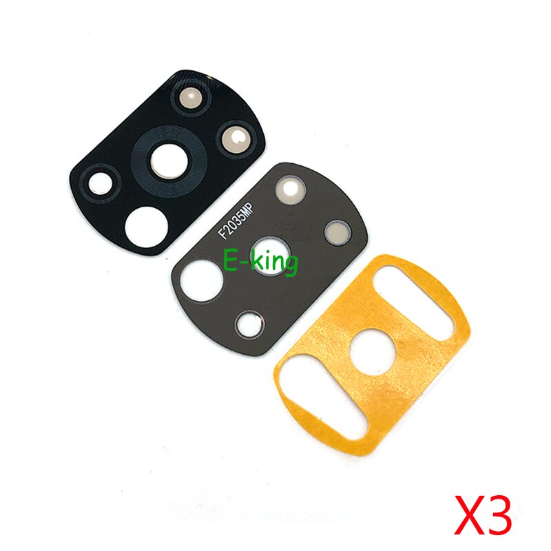 2PCS Rear Back Camera Glass Lens Cover For Xiaomi Mi Poco X3 M3 GT NFC Pro F1 F2 F3 With Ahesive Sticker Replacement Parts