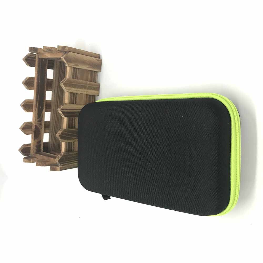 Eva Scheerapparaat Scheermes Houder Opbergtas Voor Mannen Elektrische Scheerapparaat Draagtas Shockproof Hard Reizen Zwarte Opbergtas