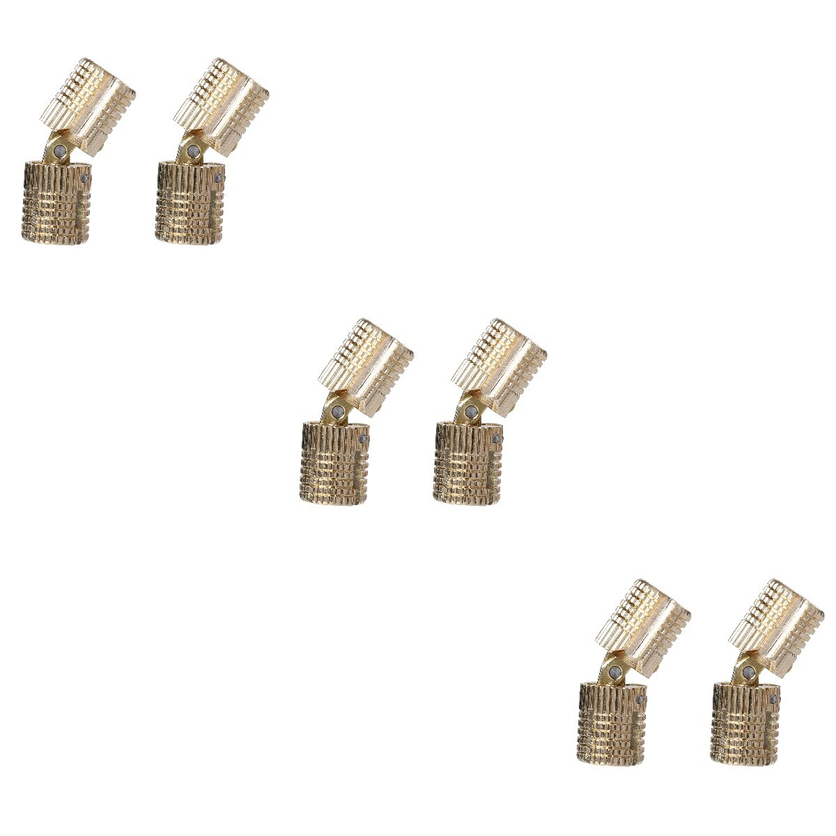 6 pcs Opening Angle Cabinet Hinges Concealed Box Hinges Hand Craft Hinges