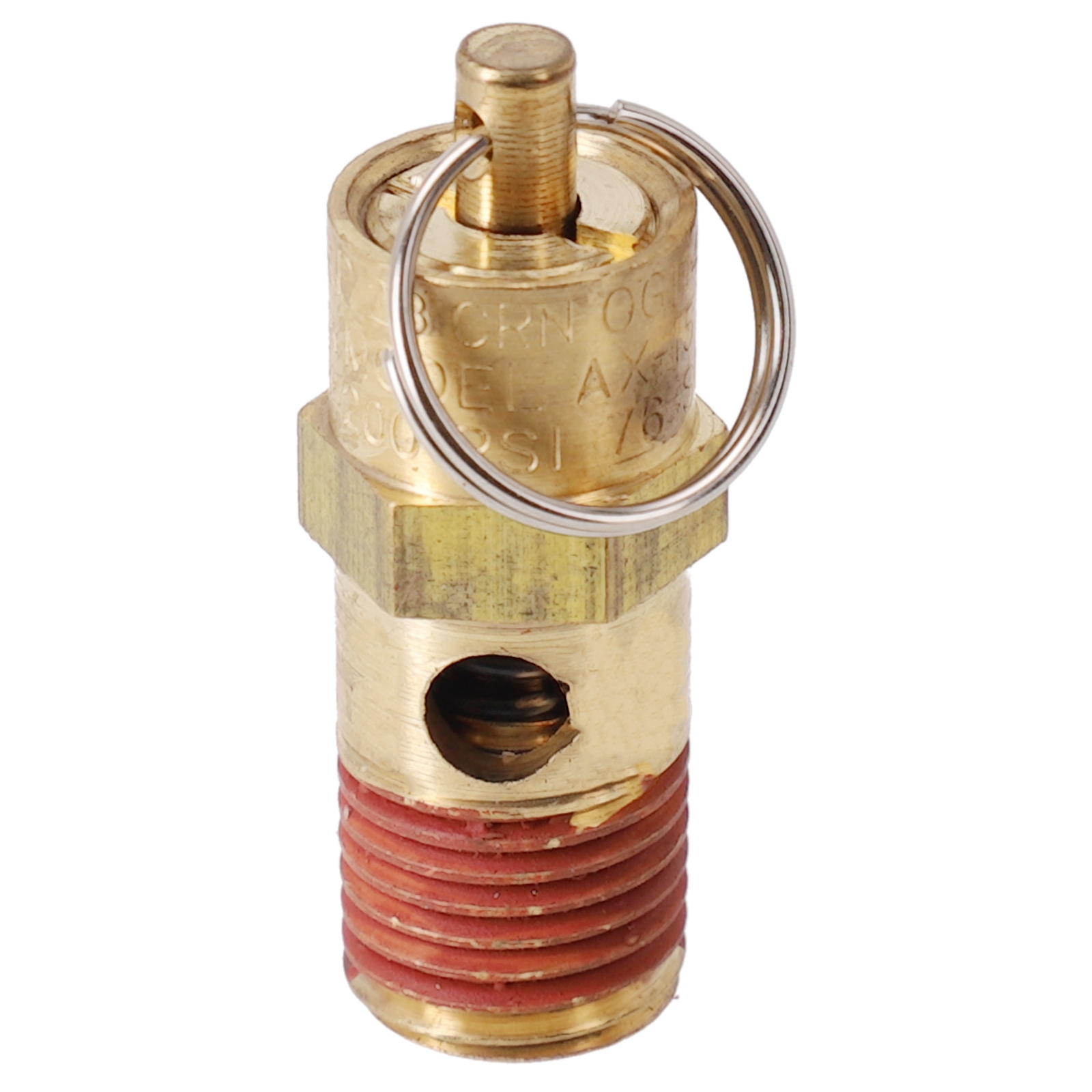 Valvola limitatrice di sicurezza del compressore d'aria valvola limitatrice di pressione pneumatica filettata NPT maschio da 1/4 di pollice 125PSI per apparecchiature elettriche