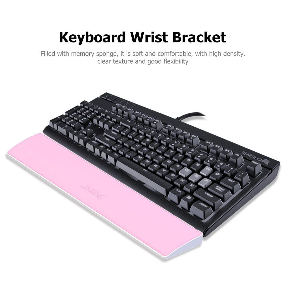 Keyboard Wrist Rest Pad Memory Foam Durable Comfortable Handguard Support Mat Keyboard Pillow for Office Gaming PC