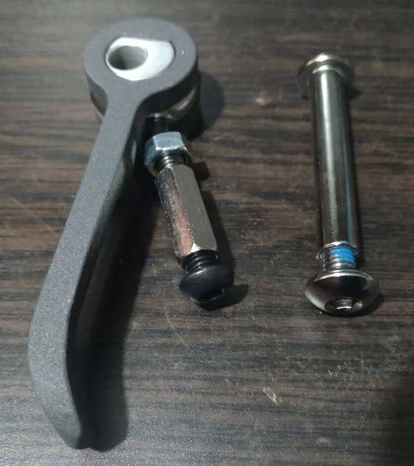 M365 scooter elettrico parti di scooter accessori Anteriore asta di sistema di chiusura Pieghevole anello Chiave a vite Fascio gancio: Wrench screw nero