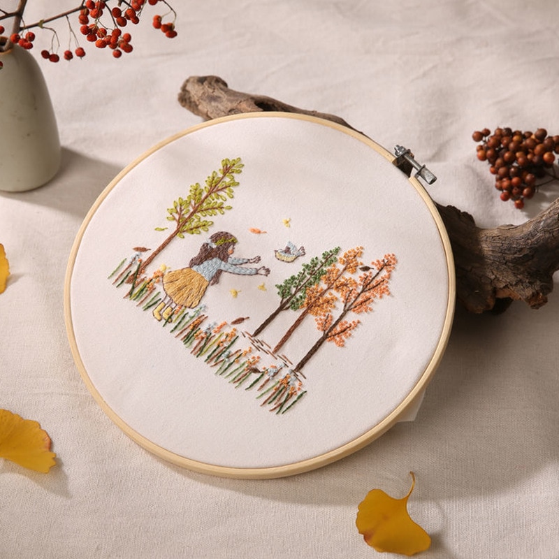 Kits de bordado dos desenhos animados diy, pintura de ponto cruz 3d conjunto aro, kit de artesanato, diy artesanal costura acessórios arte decoração para casa