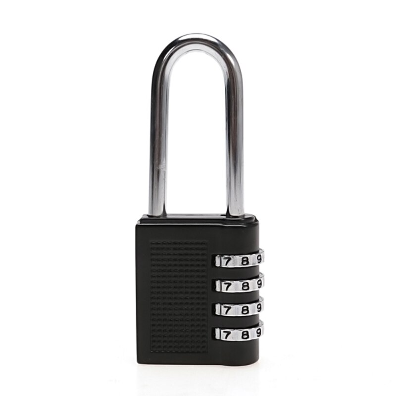 4 Dial Cijferslot Bagage Tas Koffer Ladeblok 40mm Deur Loker Veilige Code Combinatie Number Lock Hangslot