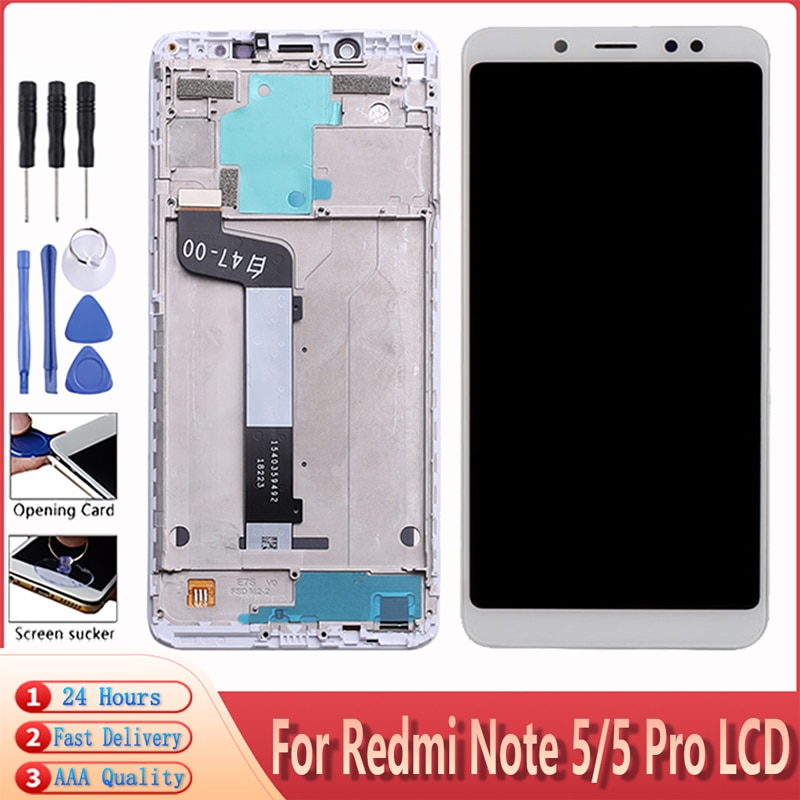 Voor Xiaomi Redmi Note 5 Lcd Display Digitizer Sensor Glas Lens Montage Voor Xiaomi Redmi Note 5 Pro Lcd Display frame