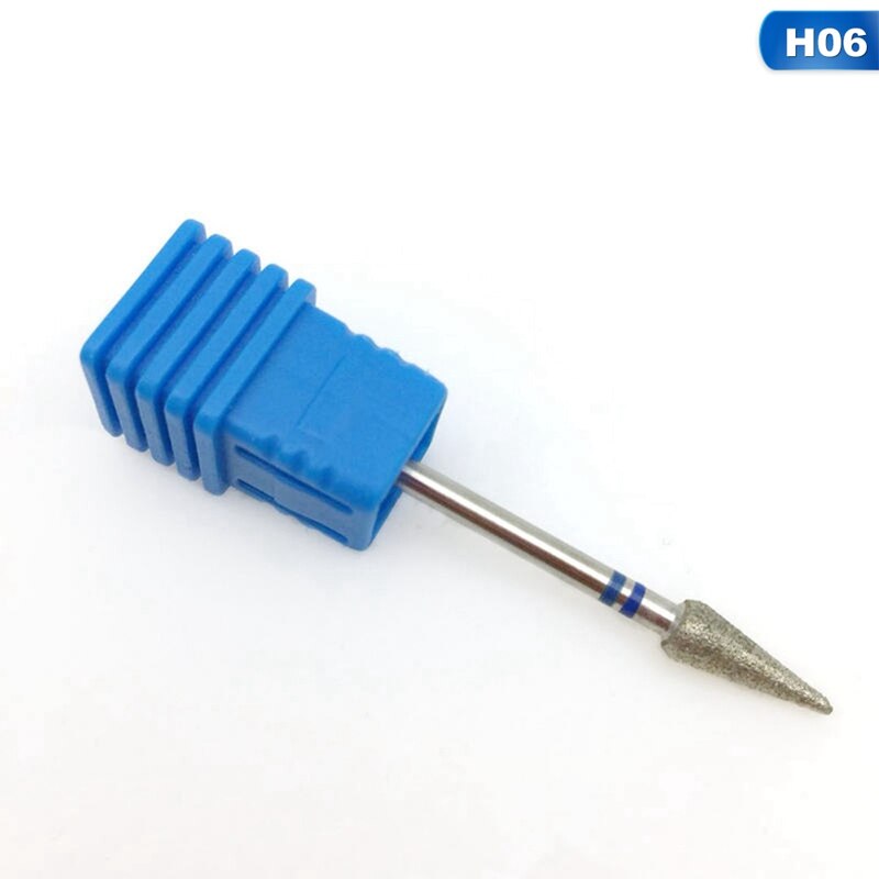 Mode Diamant Draaien Nail Boren Cuticle Cutter Voor Manicure Nagelvijlen Elektrische Frezen Burr Grinder Machine Gereedschap 1Pc: 06