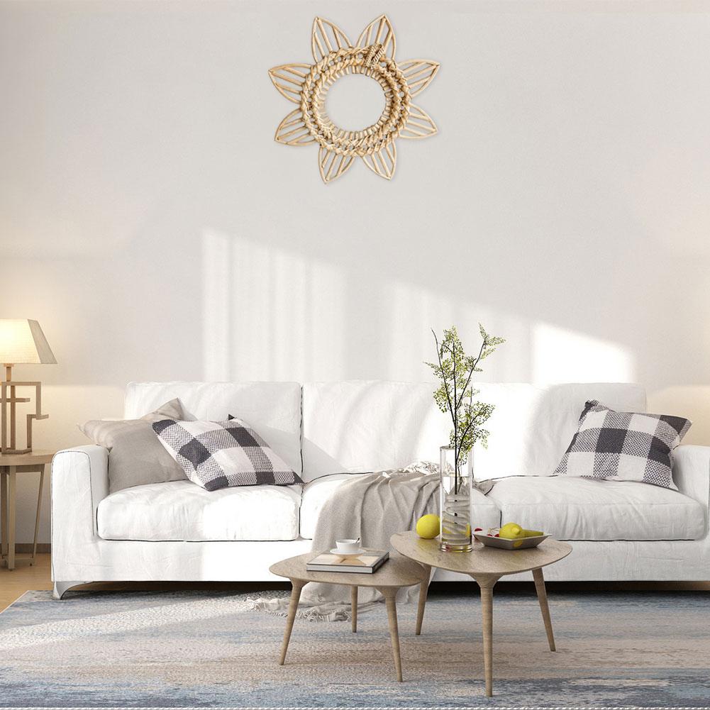 Natural Vine Hand-woven Rattan Crafts Flower Frame Photo Wall Hanging Frame Art DIY Vine Craft Wall Countertops Decor