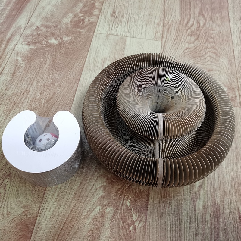 Organo magico Cat Scratch Board giocattolo per gatti con campana gatto rettifica artiglio Cat Climbing Frame Cat Scratch Toy