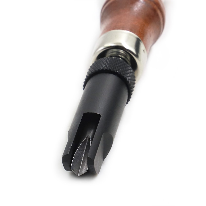 Diy Leer Hulpmiddel V-Groef Type Push Groovende Apparaat Verstelbare Handvat Groover Craft Guts Gereedschap Naaien Leer Hobbygereedschappen