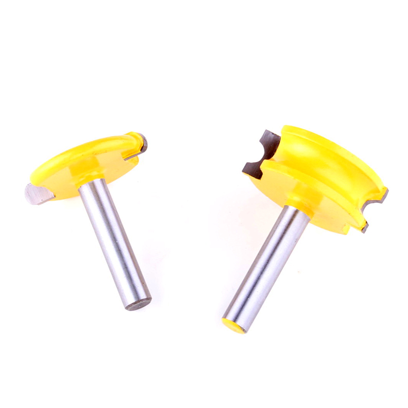 2 st 8mm Shank 1/4 "Dia. Kano Fluit en Bead Kano Joint Router Bit cutter houtbewerking bits hout frees