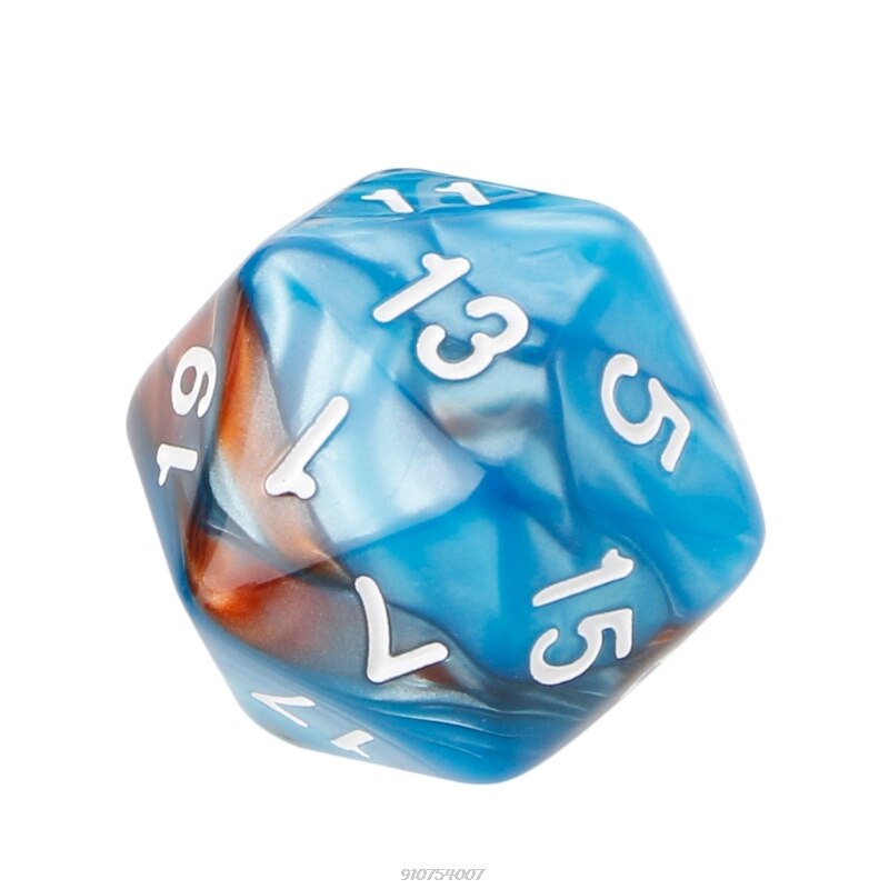 7 pz/set dadi acrilici poliedrici dadi per TRPG gioco da tavolo D4-D20 F25 21 commerci all'ingrosso