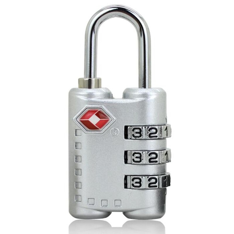 Master Lock TSA Locks Smart Combination Lock for Travel Luggage Suitcase Anti-theft Code Padlock Customs Password Lock: Silver