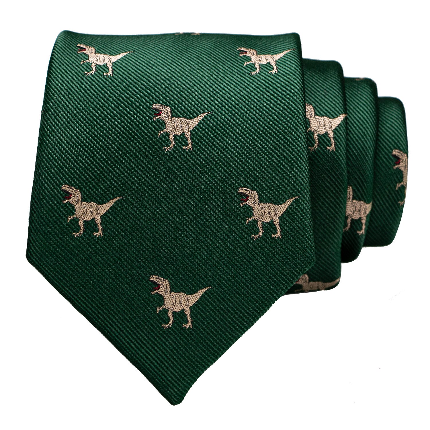 Dier Tie Voor Mannen Zijde Geweven Stropdas Dinosaurus Slak Vos Flamingo Jacquard Party Wedding Gravata Ties: YELLOW