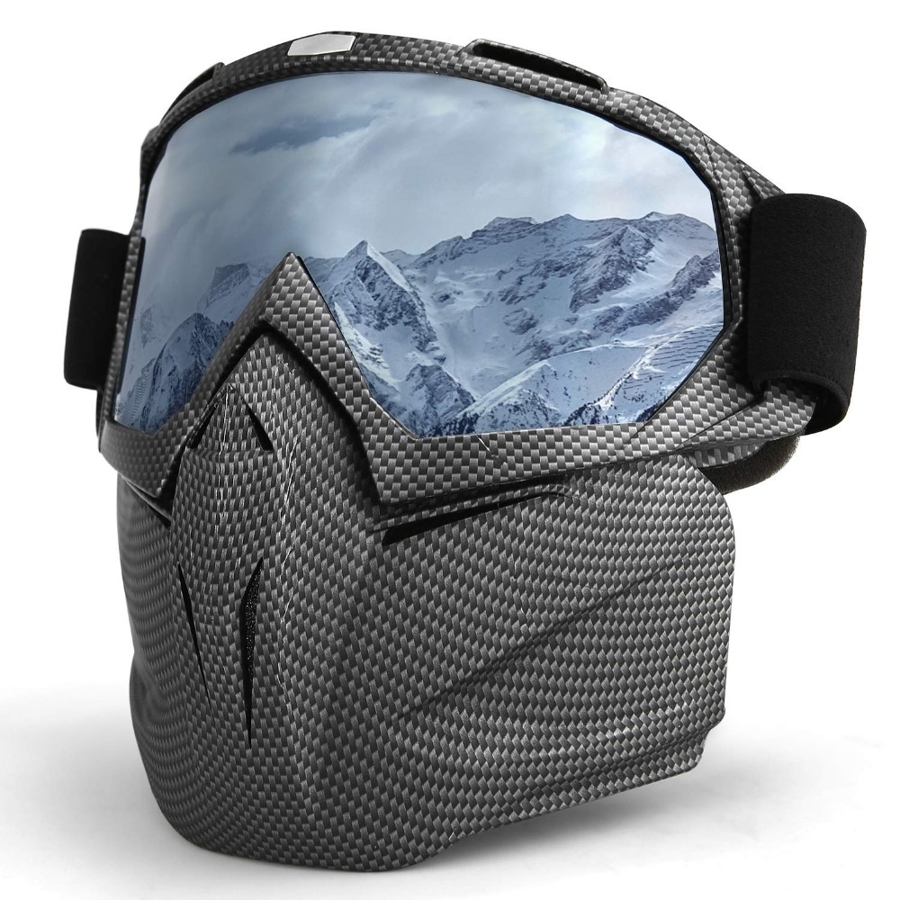 Skidglasögon vinter vindtäta skidglasögon motocrosssolglasögon med ansiktsmask skidsnowboard snöskoterglasögon 16 färger