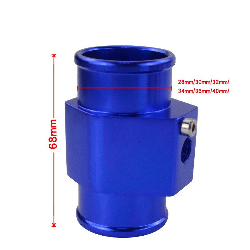 1Pc Wasser Temp Temperatur Joint Rohr Sensor Gauge Kühler Schlauch Adapter Größe 28mm / 30mm / 32mm / 34mm / 36mm / 38mm / 40mm