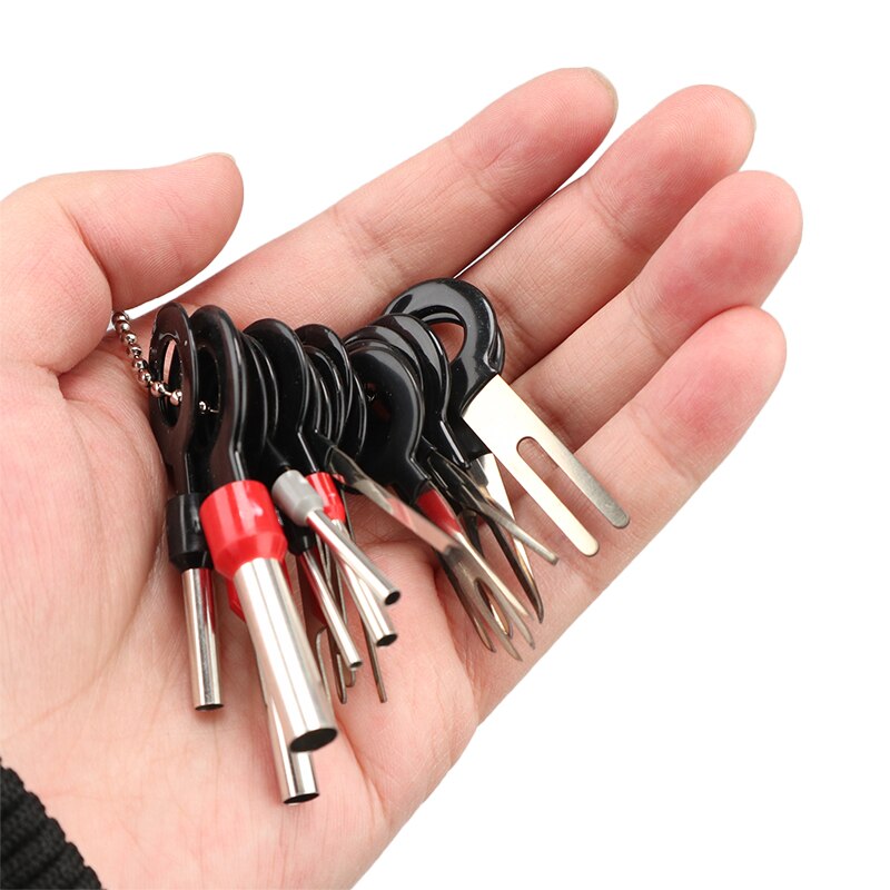 3/11/26/36Pcs Car Terminal Removal Tool Wire Plug Connector Extractor Puller Release Pin Extractor Kit for CarPlug Repair Tool