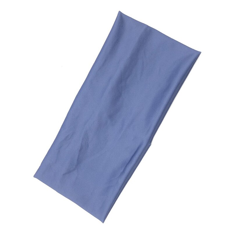 Vrouwen Effen Kleur Zachte Elastische Hoofdband Brede Stretch Elastische Haarband Mode Vrouwen Haarbanden Gym Haaraccessoires: 5