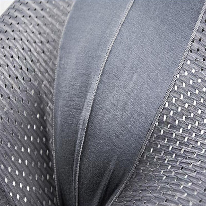 4 sztuk/partia plus rozmiar bokserki bielizna męska bambusa mężczyzna bokser przezroczysty człowiek dziura męska zestaw Figa oddychające męskie Underware