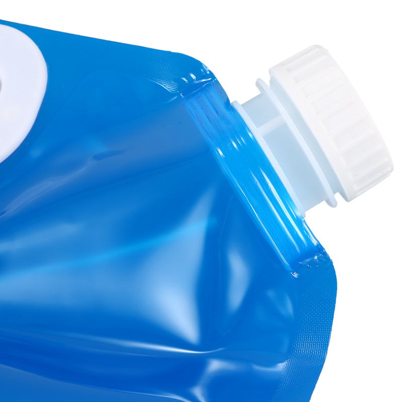! Bidon d'eau pliable 5 litres bleu