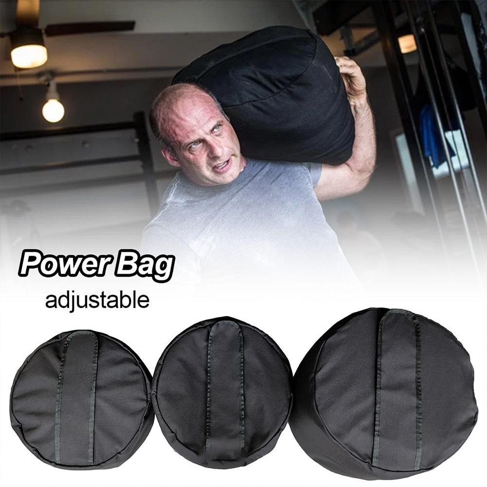 50-200 Pounds Portable Cylinder Sandbag Weight Adjustable Sand-Bag Gym Training Equipment Weightlifting Stone Lift X389D
