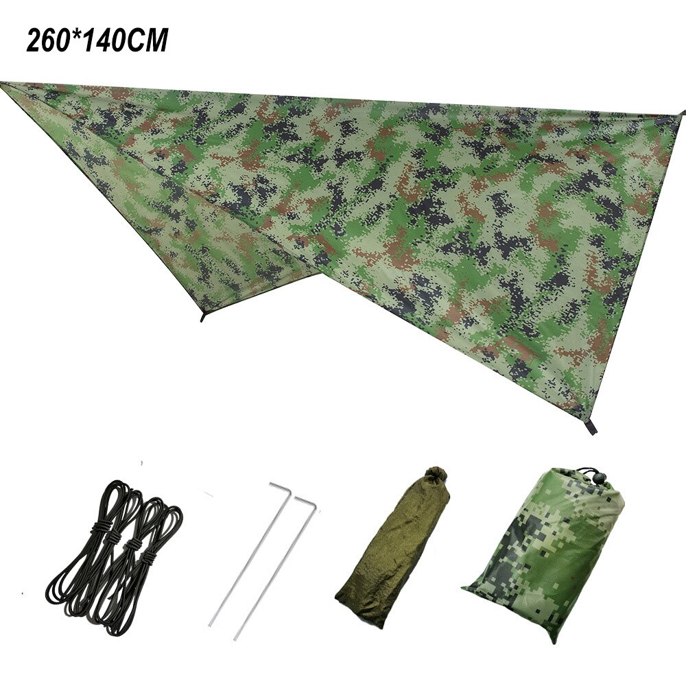 Camping Tent Hammock with Mosquito Net High Strength Fabric Hanging Bed Outdoor Hunting Sleeping Swing 1-2 Person Hammock: camouflage Canpoy