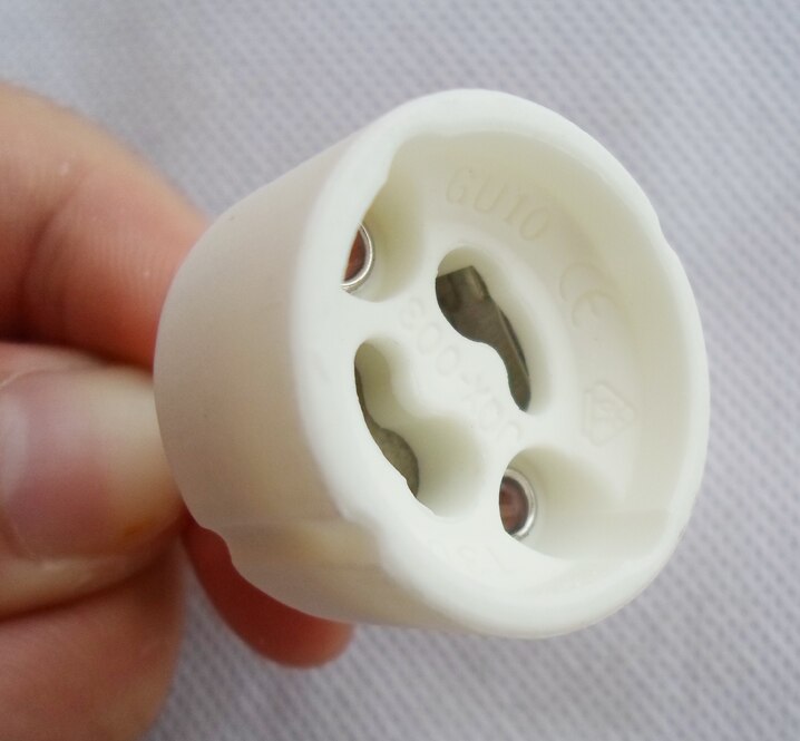 50 PAKET GU10 sockel gu5.3 LED-licht tasse Adapter-anschluss isoliert Herr16 sockel mit zwei drähte