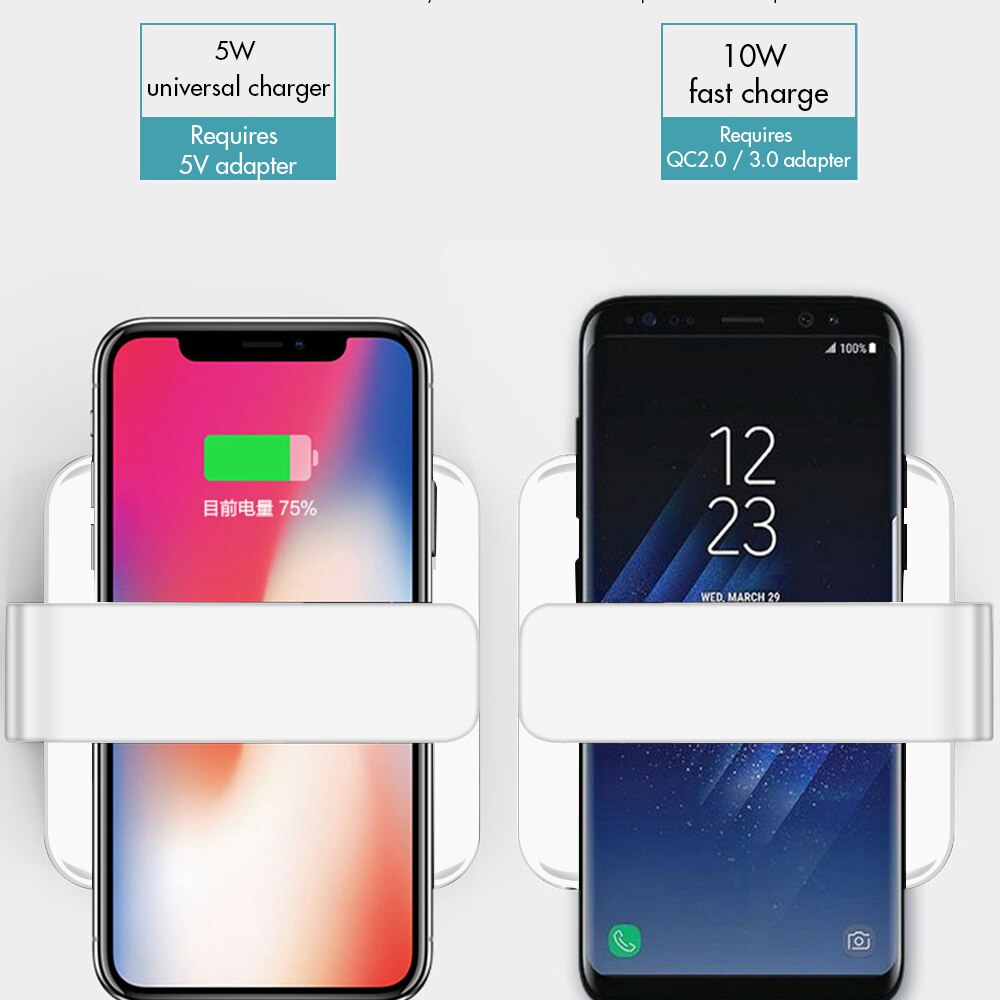 2 In 1 Telefon Uv Sanitizer Drahtlose Schnelle Lade Tragbare für Uv-Desinfektion Lampe Maske sterilisator Alle handys