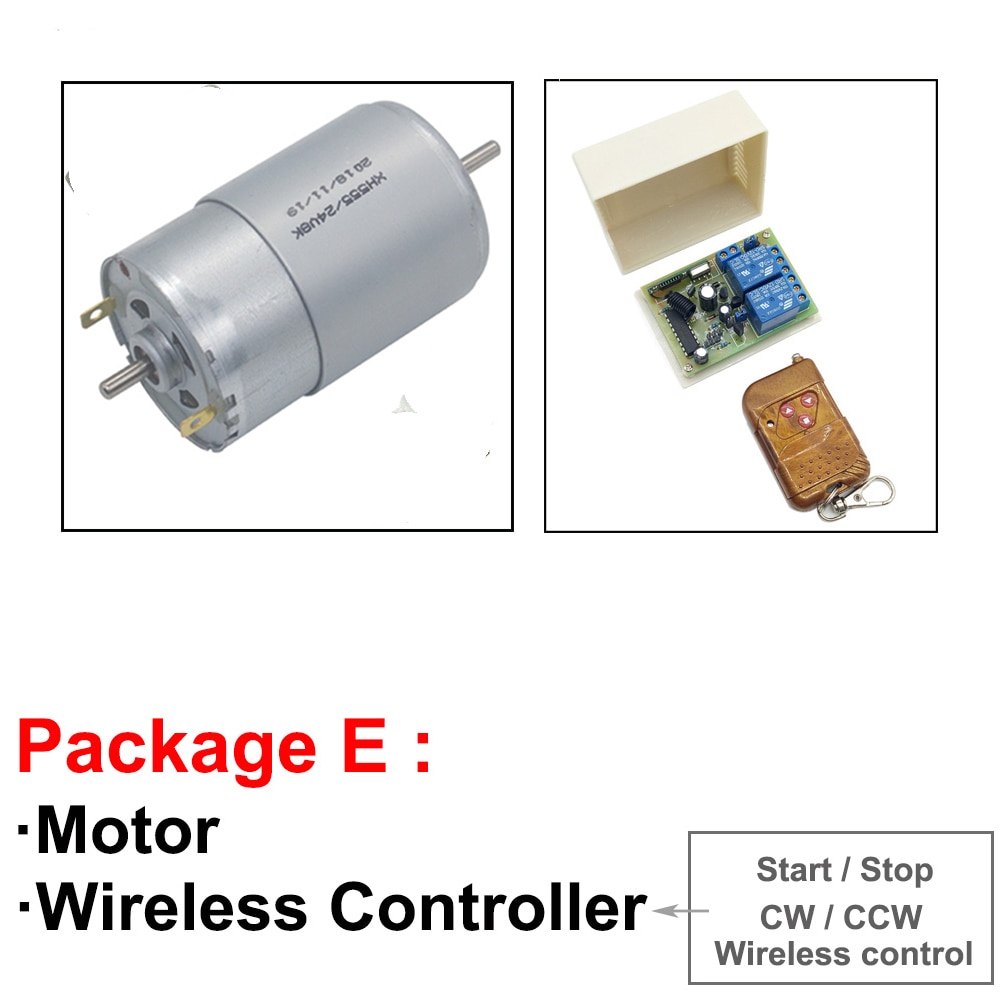 555 Double Output Shaft High Speed 4000/8000rpm Electric 12 V 24 Volt Micro Motors DC 12V 24V Mini Motor