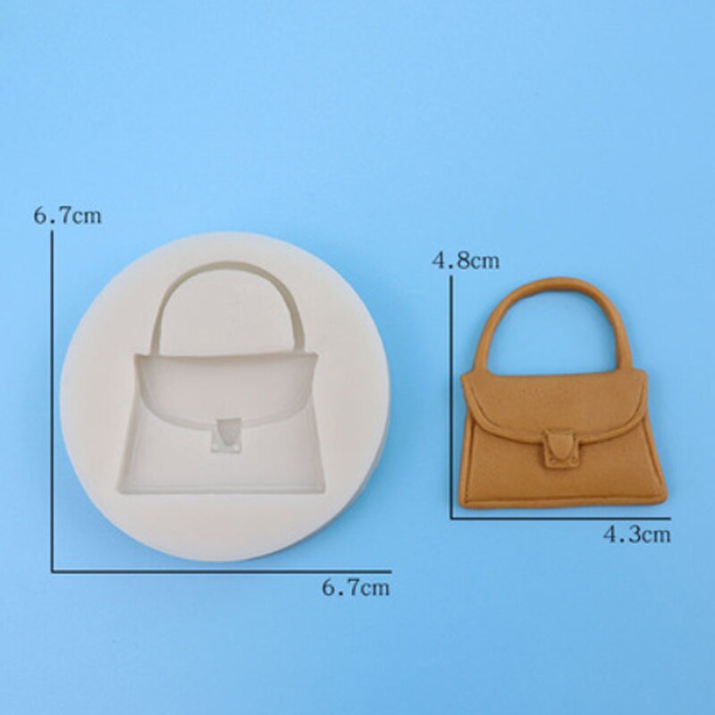 Make-up kwastentas mal fondant taart decoratie gereedschap siliconen mal suikerwerk chocolade bakgereedschap voor taarten gumpaste vorm: Zj0811