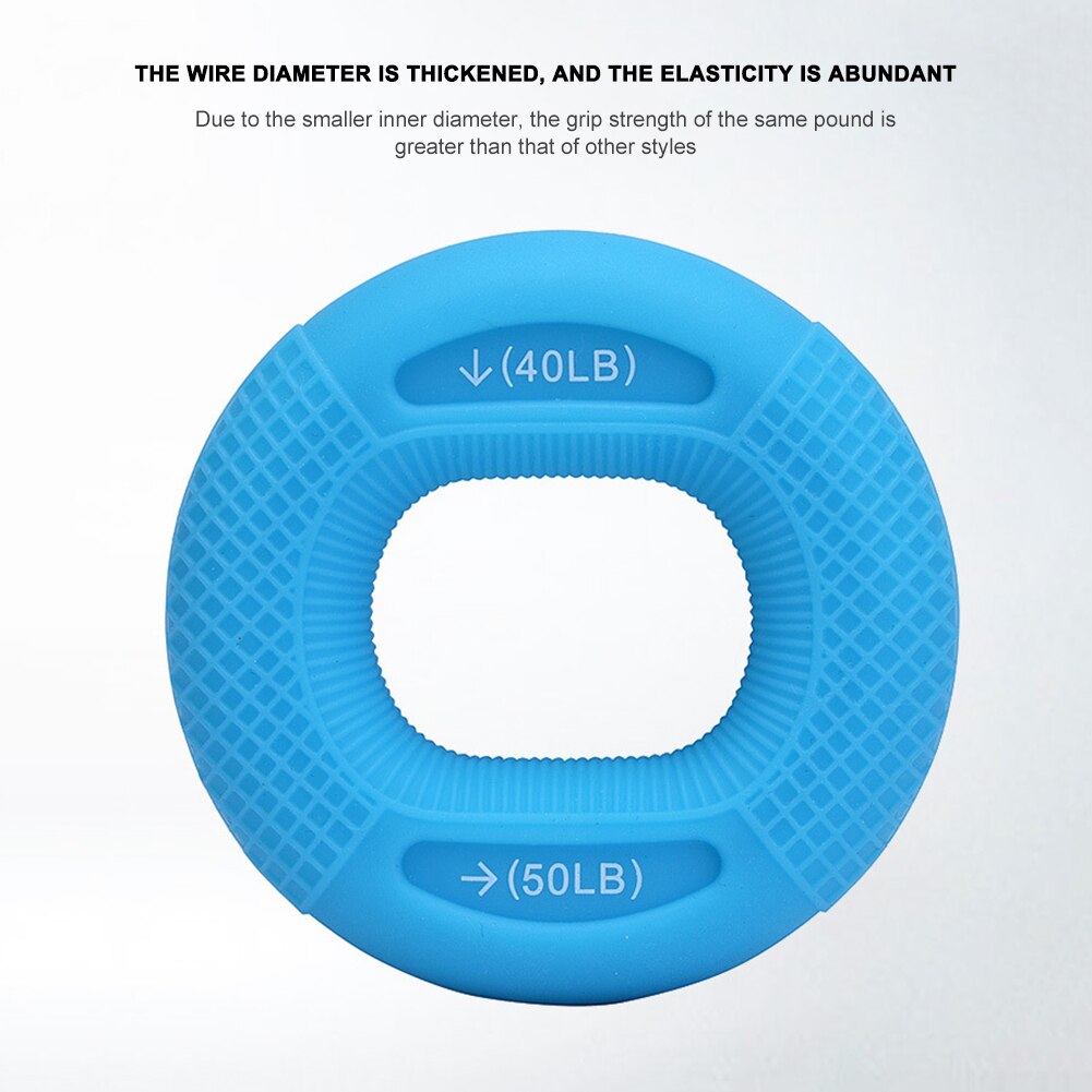 Hand Grip Finger Gripper Ring Strength Trainer Finger Muscle Exercise Equipment for Working-out Comfortable Decoration