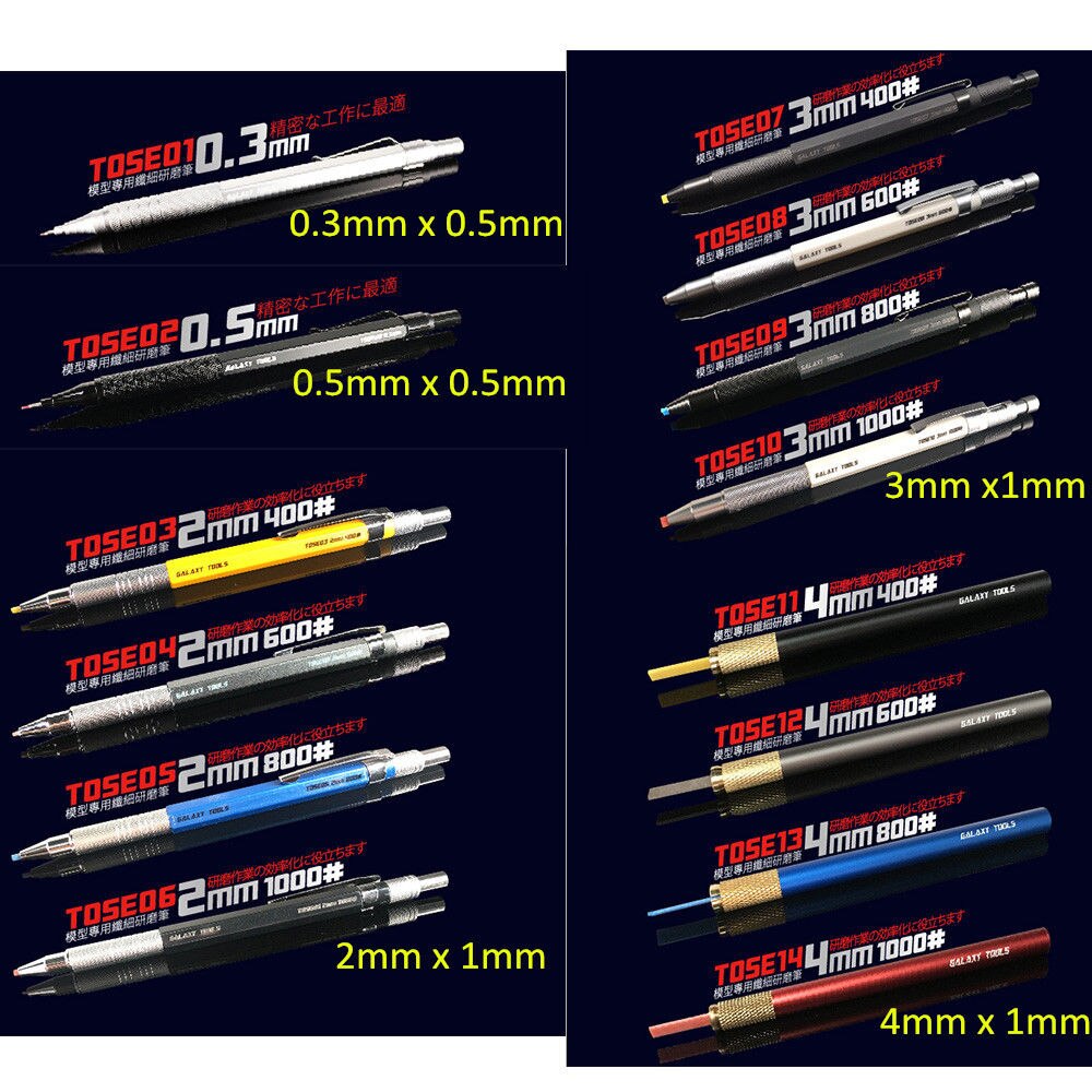 GALAXY Tools Modeler's Super Stick Polish Stone Model Polishing Pen Precision Grinding Rod T05E02