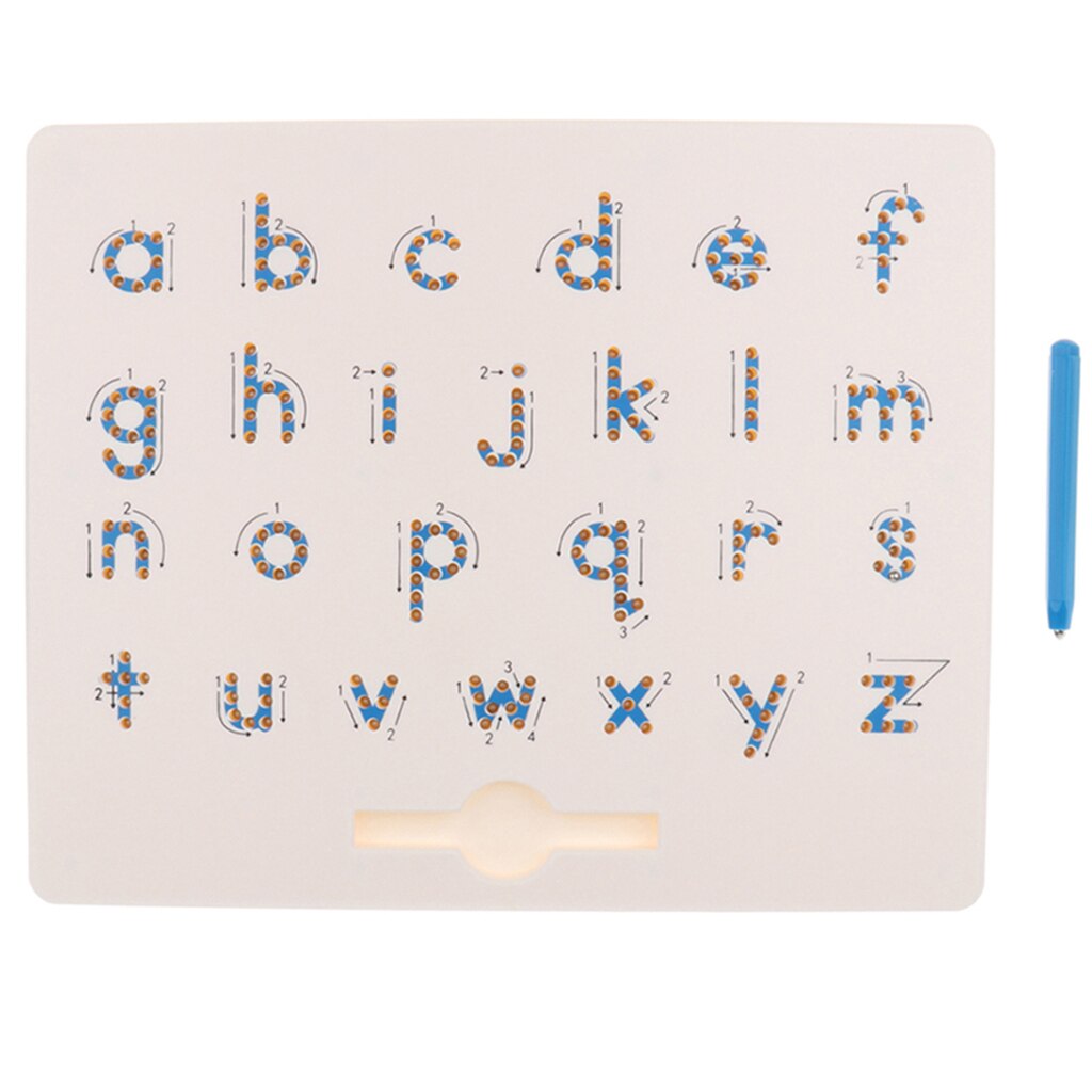 Magnetischen Reißbrett freundlicher Gekritzel Zeichnung Pad Tablette Spielzeug Klein Alphabet knapp Pädagogisches Schreiben Skizzieren