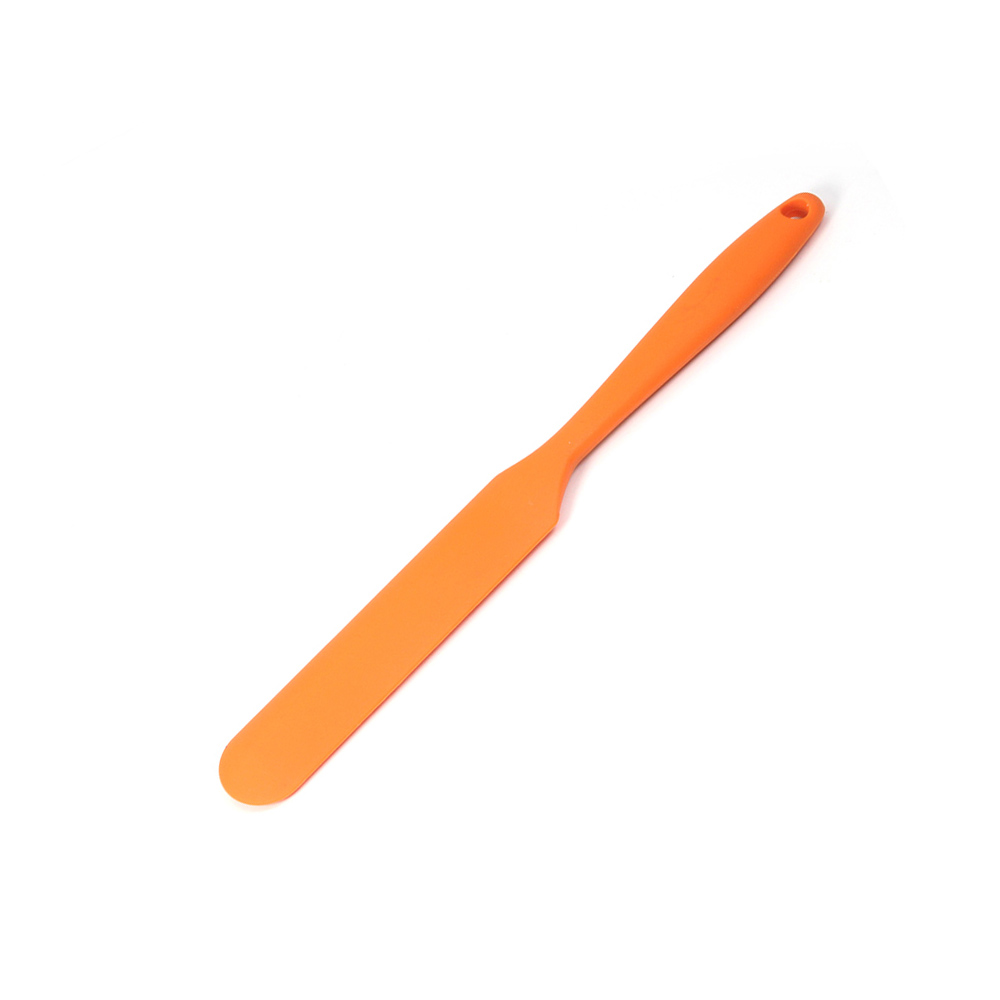 8 Inch Siliconen Spatel-1 Kleine Hittebestendige Non-stick Kookgerei (Multicolor): Orange B