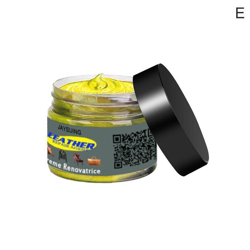 Bilvård flytande läder reparationssats auto komplementär soffkappa hemvård hål repa polera färg pasta färg sprickor  c0 r 2: Guld-