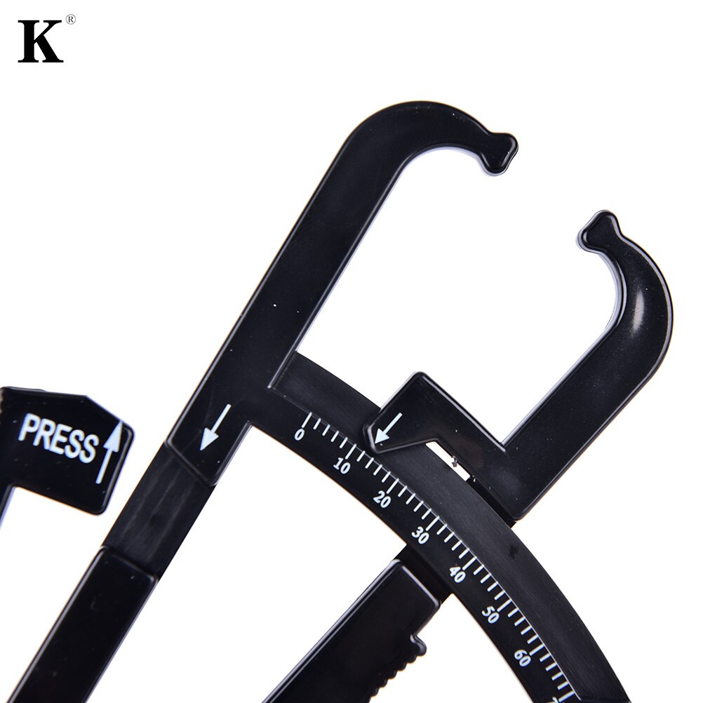 Analizador de grasa corporal, pinza de medición de grasa sebo, tablas de medición de espesor de pliegues cutáneos, medidor de Fitness, lder, 1 ud.