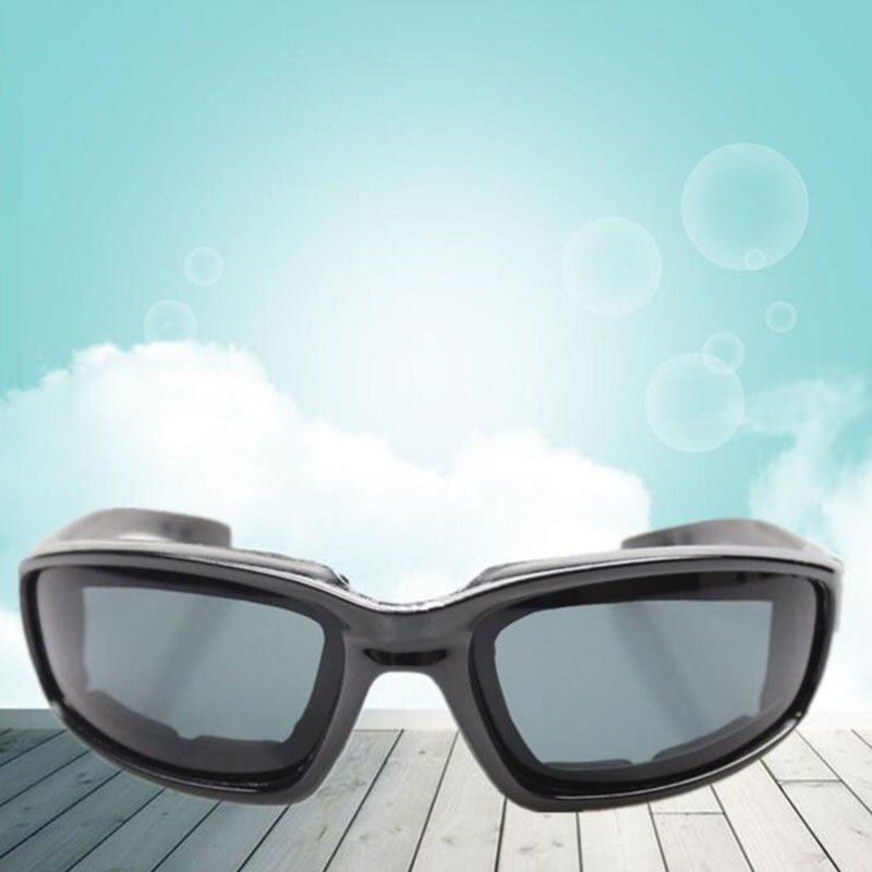 Universele ski-motorbril met glazen lens, retro motorbril, vintage beschermende offroad-bril