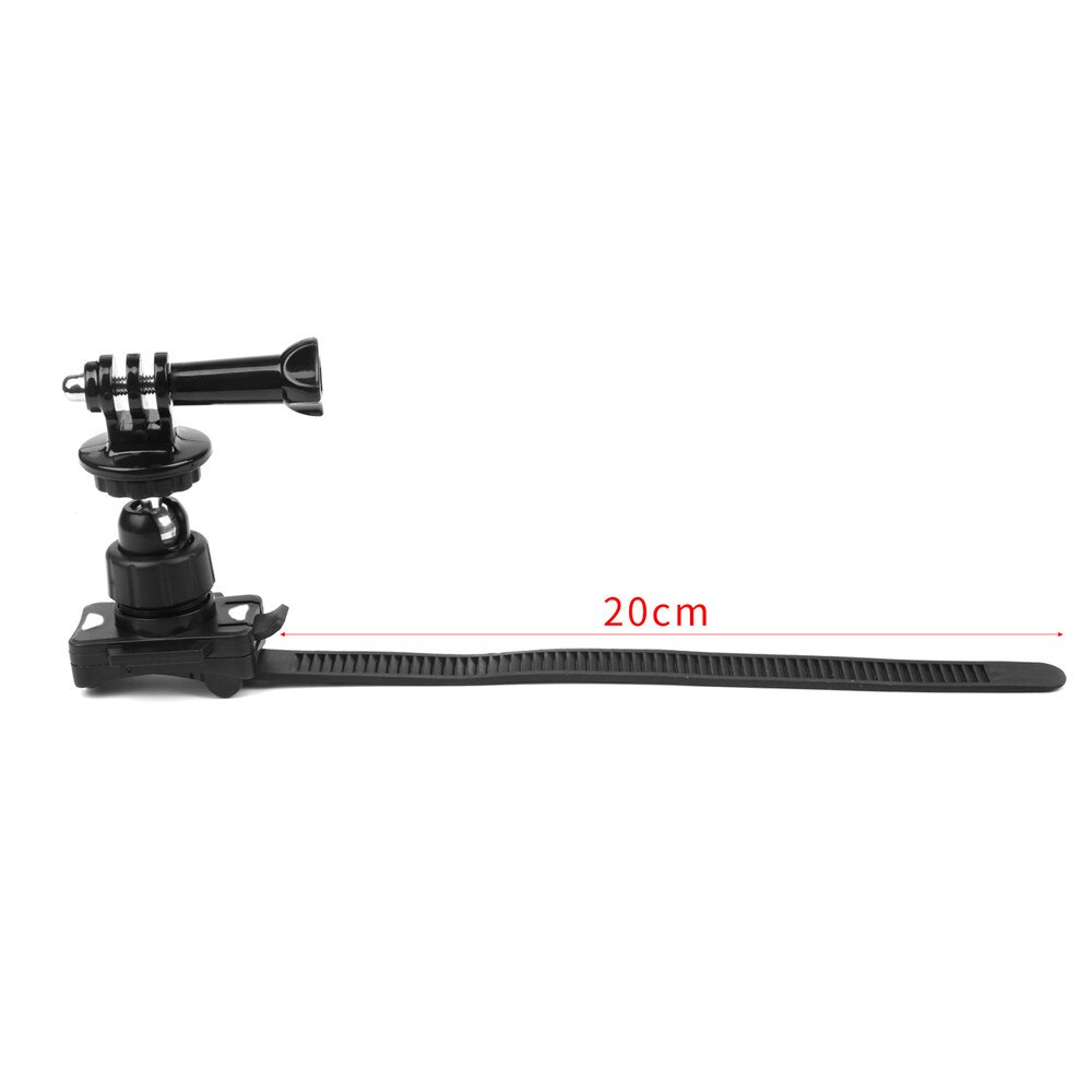 Verstelbare Fiets Riem Mount Houder Voor Gopro Hero 8 7 6 5 4 3 + 3 Zwarte Clip Beugel Klem roll Bar Zip Mount Voor Xaomi Yi 4K