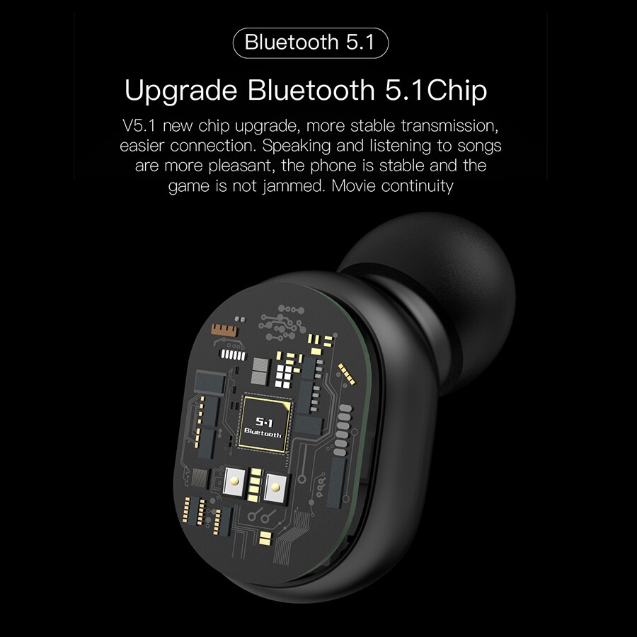 E6S Tws Draadloze Koptelefoon Bluetooth Oordopjes 5.1 Waterdichte Sport Hoofdtelefoon Bass Stereo Slimme Digitale Display Voor Iphone Xiaomi