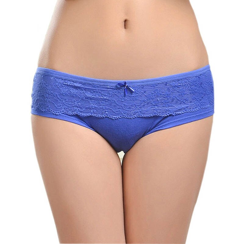 5 pcs/lots Female Underwear Lace Cotton Women's Panties 86847